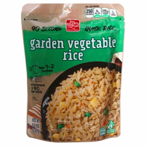 Harris Teeter™ Garden Vegetable Quick Rice Perspective: front