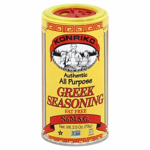 Konriko Greek Seasoning Perspective: front