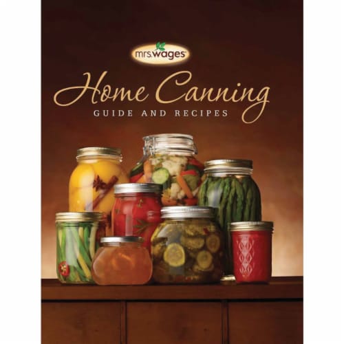 Mrs. Wages Home Canning Guide Book & Recipes O103-J4255 Perspective: front