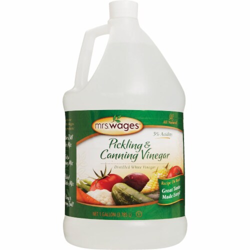 Mrs. Wages 1 Gallon Canning & Pickling Vinegar W654-B3425 Perspective: front