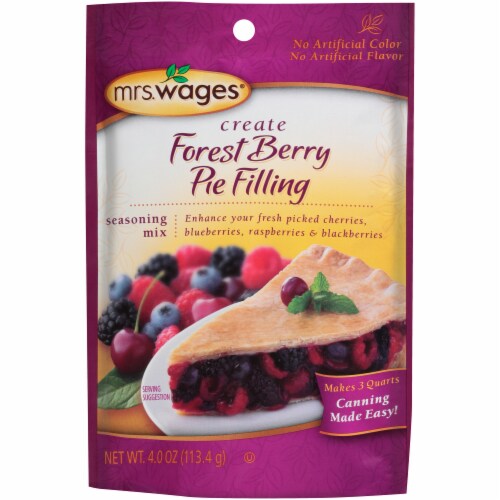 Mrs.Wages Frost Berry Pie Filling Seasoning Mix Perspective: front