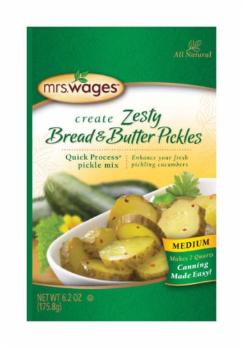Mrs Wages Zesty Bread Butter Pickle Mix 6 2 Oz Kroger