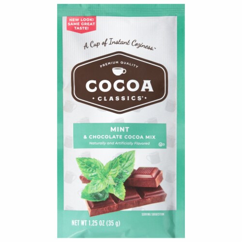 Cocoa Classics Mint & Chocolate Cocoa Mix Perspective: front