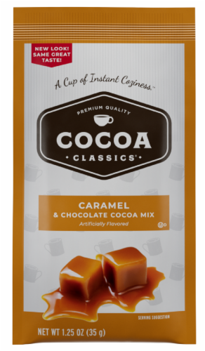 Cocoa Classics Caramel & Chocolate Cocoa Mix Perspective: front