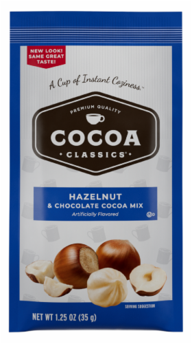 Cocoa Classics Hazelnut & Chocolate Cocoa Mix Perspective: front