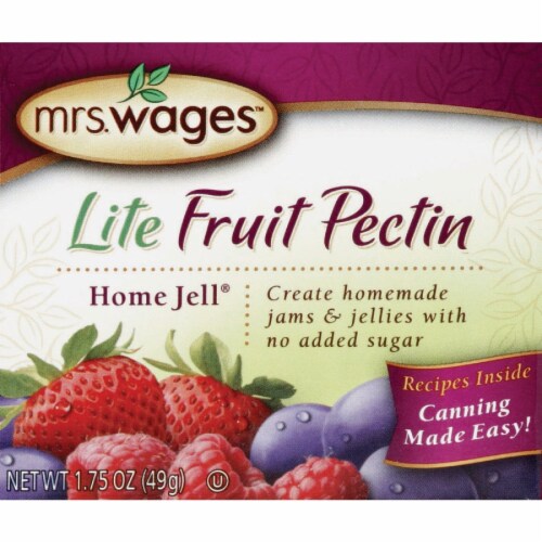 Mrs. Wages Home Jell 1.75 Oz. Sugar Free Fruit Pectin W595-H3425 Perspective: front
