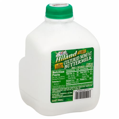 Hiland Dairy Non Fat Buttermilk Perspective: front