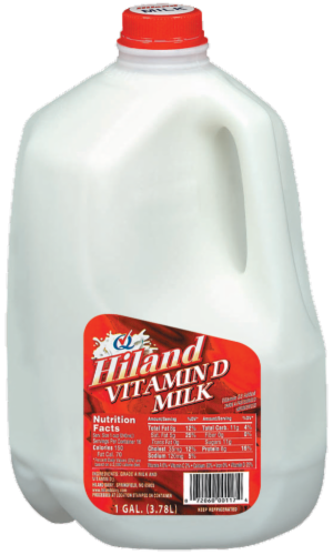 Hiland Dairy Whole Milk Perspective: front