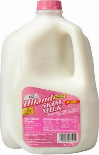 Hiland Dairy Skim Milk, 1 Gallon - Dillons Food Stores