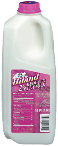 Hiland Dairy 2% Reduced Fat Milk Perspective: front