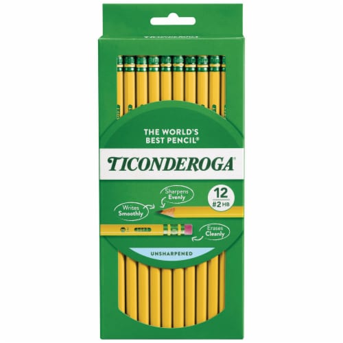 Ticonderoga Wood-Cased #2 Pencils Perspective: front