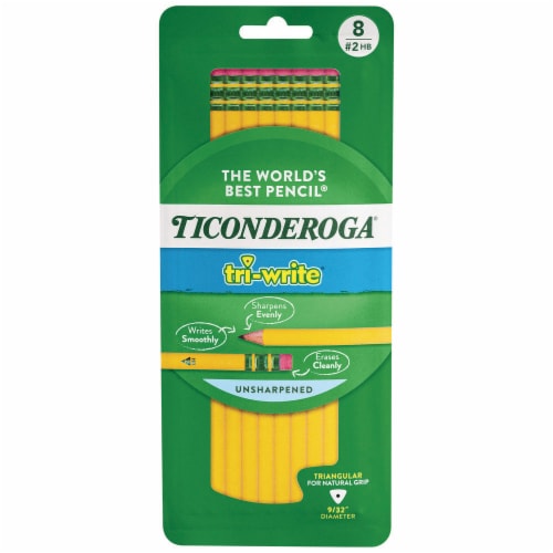 Ticonderoga Tri-Write Pencils Perspective: front