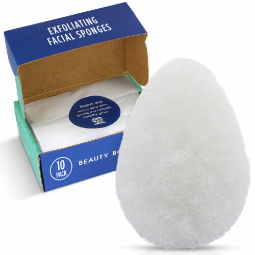 HartFelt Facial Exfoliation Beauty Box Face Scrub Exfoliating Bath Sponge 10pk 10 Count Fry s Food Stores