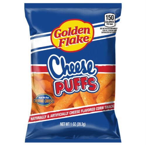 Golden Flake® Cheese Puffs Perspective: front