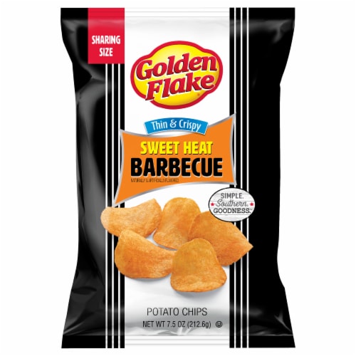 Golden Flake® Sweet Heat Barbeque Potato Chips Perspective: front