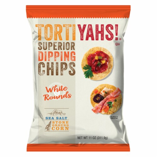 Tortiyahs!® Sea Salt Superior Dipping Corn Chips Perspective: front