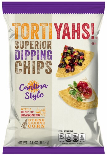 Tortiyahs! Cantina Style Superior Dipping Chips Perspective: front