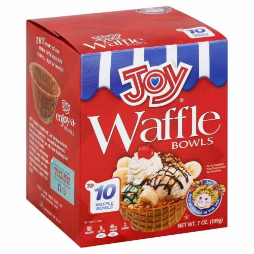 Joy Waffle Bowls Perspective: front
