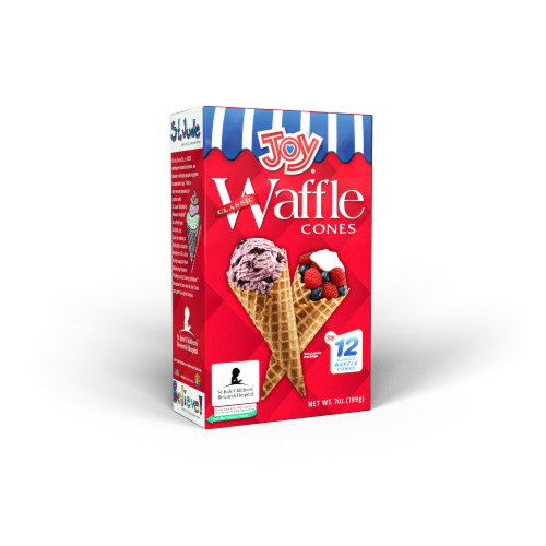Joy® Classic Waffle Cones Perspective: front
