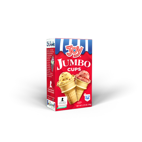 Joy® Jumbo Ice Cream Cups Perspective: front