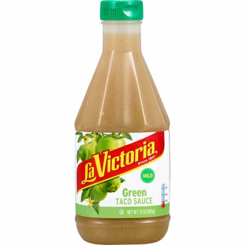 La Victoria Mild Green Taco Sauce Perspective: front