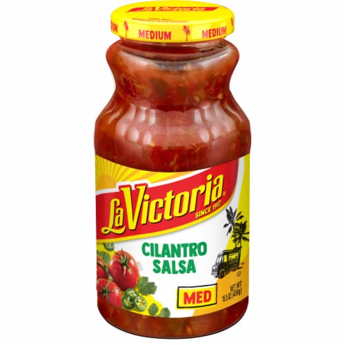 La Victoria® Cilantro Medium Salsa Perspective: front