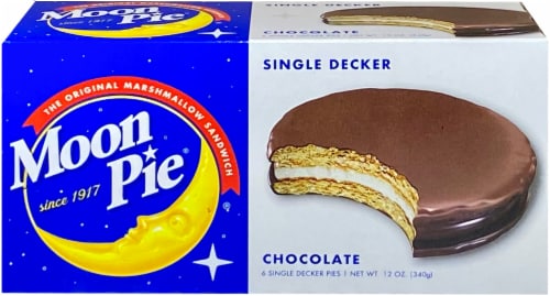 Moon Pie® Chocolate Single Decker Pies Perspective: front