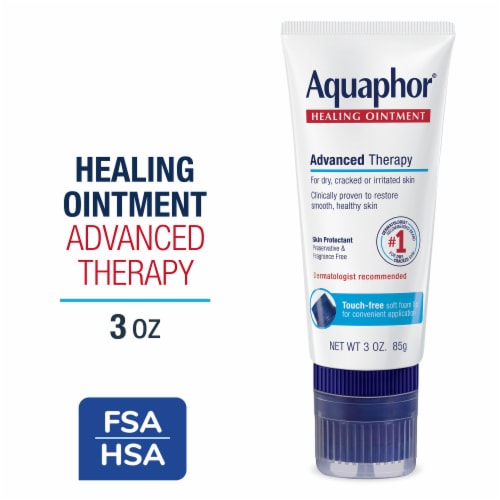 Aquaphor® Advanced Therapy Healing Ointment Perspective: front