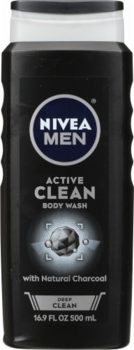 Nivea Men Active Clean Natural Charcoal Body Wash