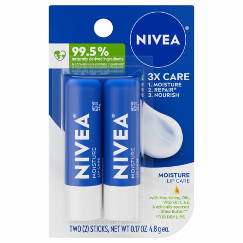 Nivea® Moisture Lip Care Perspective: front