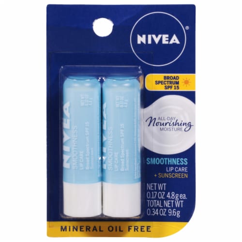 Nivea® Smoothness SPF 15 Lip Care Perspective: front