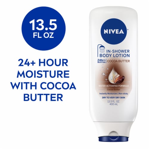 Nivea Cocoa Butter In-Shower Body Lotion Perspective: front
