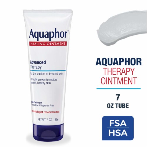 Aquaphor Healing Ointment Advanced Therapy Skin Protectant Dry Skin Body Moisturizer 7 oz Harris Teeter