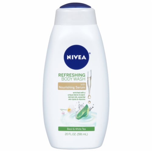 Nivea Basil & White Tea Refreshing Body Wash Perspective: front