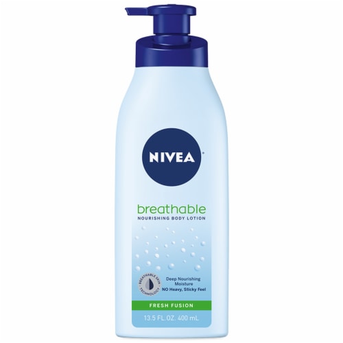 NIVEA Breathable Nourishing Body Lotion Fresh Fusion Perspective: front