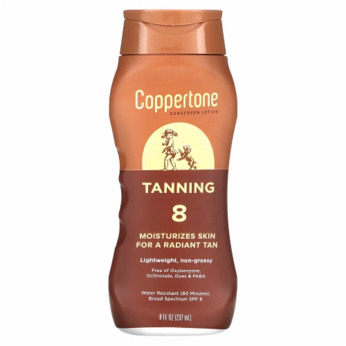 Coppertone Tanning Sunscreen Lotion SPF 8 - 8 fl oz (237 ml)