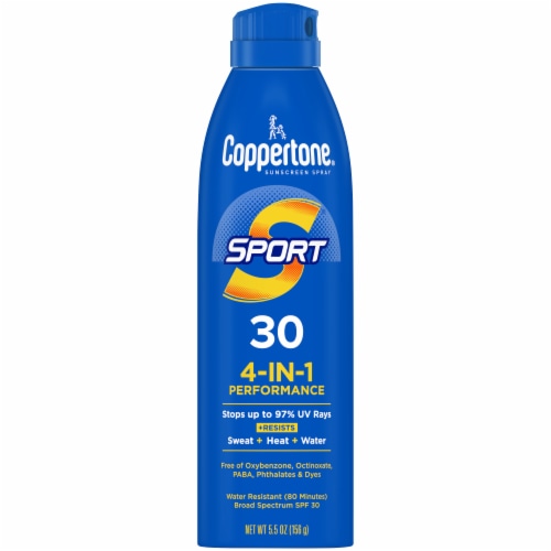 Coppertone® Sport Sunscreen Spray SPF 30 Perspective: front