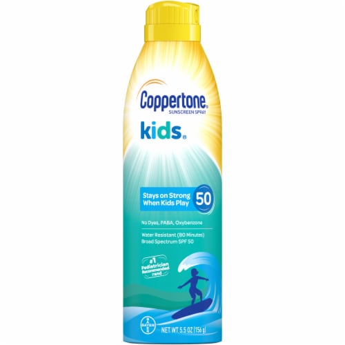 Coppertone® Kids® Sunscreen Spray SPF 50 Perspective: front