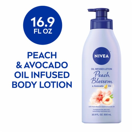 NIVEA Oil Infused Peach Blossom And Avocado Oil Body Lotion Perspective: front