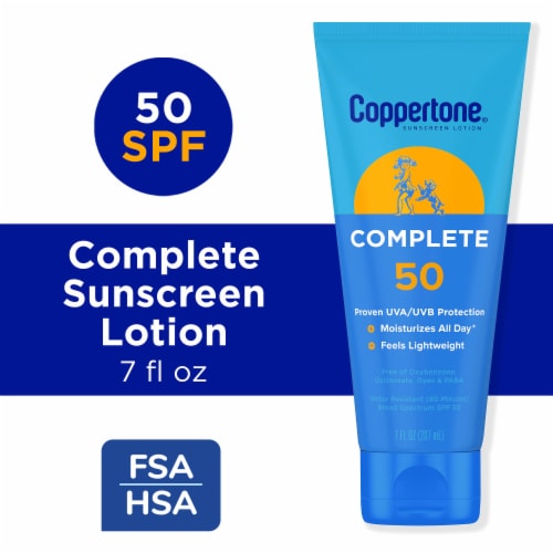 Coppertone® Complete SPF 50 Sunscreen Lotion Perspective: front
