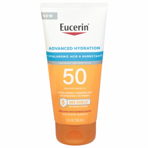 postkontor højt sjæl Eucerin® Advanced Hydration SPF 50 Body Lotion, 5 fl oz - Pay Less Super  Markets