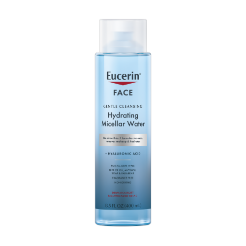 Eucerin® Hydrating Micellar Water Facial Cleanser Perspective: front