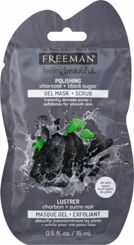 Freeman Feeling Beautiful Charcoal & Sugar Polishing Face Mask, 0.5 oz - Baker's