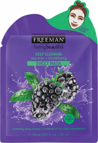 Freeman® Deep Cleaning Sheet Mask Perspective: front