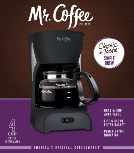 Mr. Coffee - 12 Cup Black Switch, Pause 'N Serve Coffeemaker