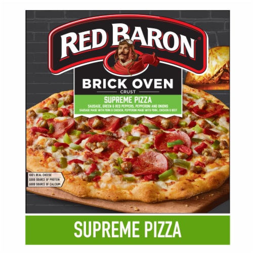 Red Baron Supreme Brick Oven Crust Frozen Pizza