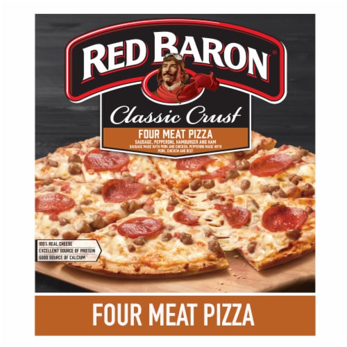 Red Baron Frozen Pizza Classic Crust Four Meat