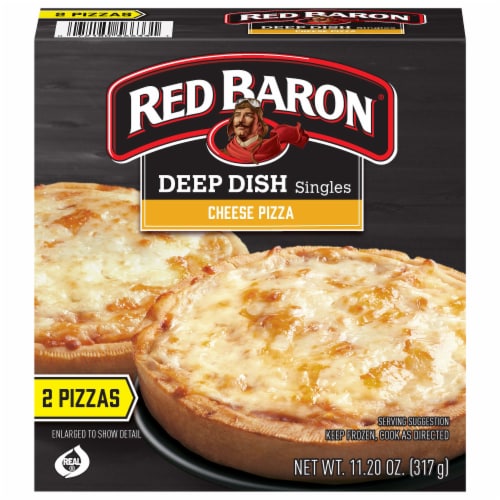 Red Baron® Deep Dish Singles Cheese Frozen Pizzas Perspective: front