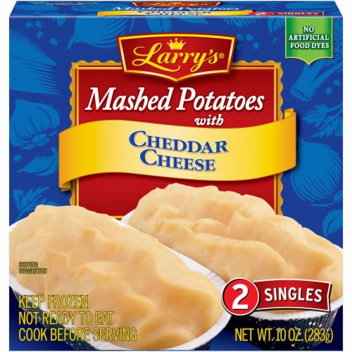 Larry's Cheddar Cheese Mashed Potatoes Perspective: front