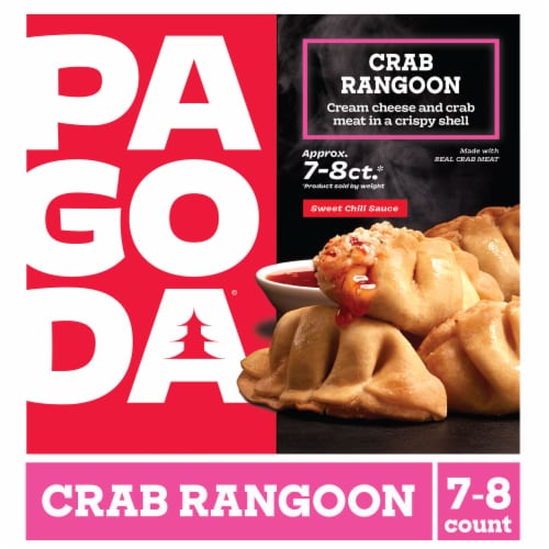 Pagoda® Crab Rangoon Appetizers Perspective: front